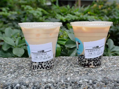 贴在奶茶上的标签是热敏纸吗？